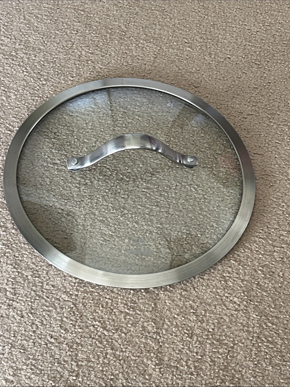 Calphalon glass metal handle 10” lid